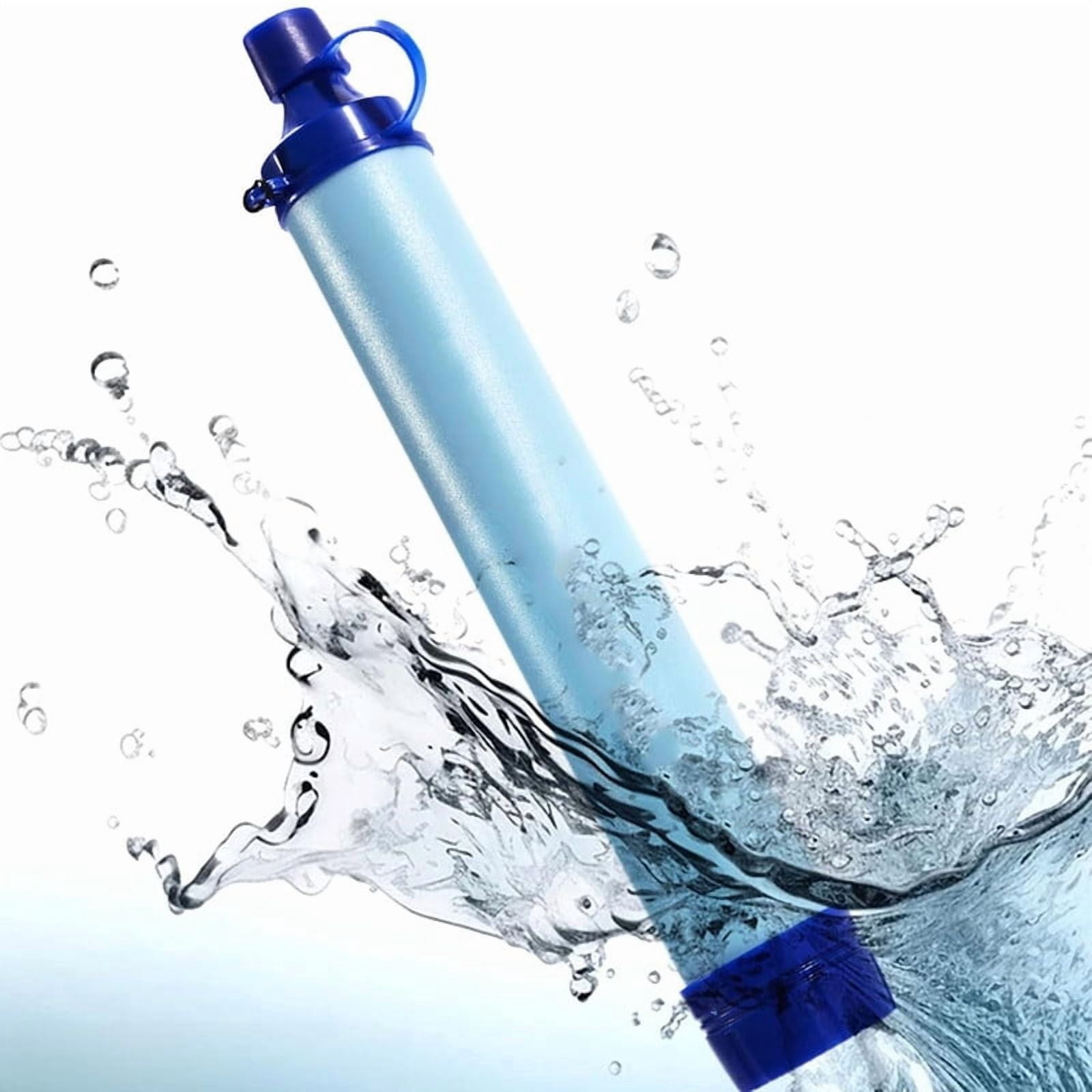 Water Filter Straws, Outdoor Portable Filtration Emergency Survival Gear, for Hiking, Camping, Travel, and Emergency Preparedness Wilderness Expedition Hunting Fishing Outing