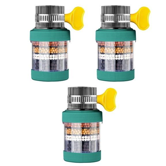 Water Filter for Sink 3 Count,Water Filter Faucet,Water Filter Replacements for Sink - green