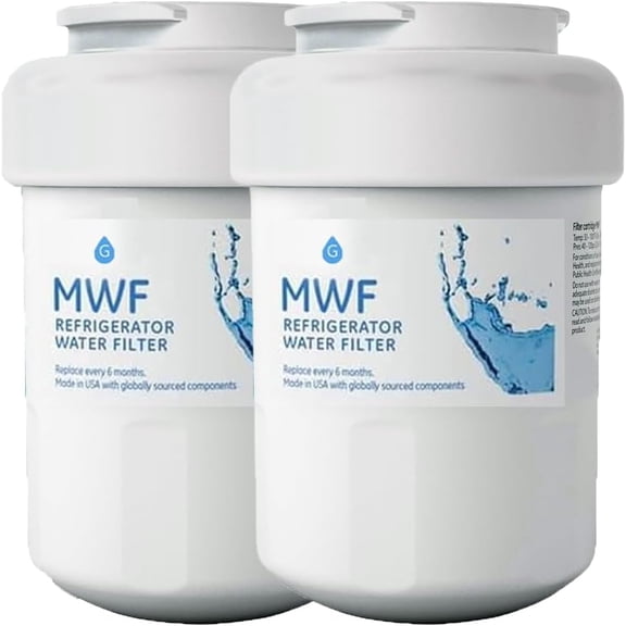 Water Filters Compatible with GE MWF Refrigerators 2-Pack