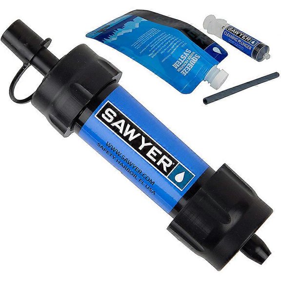 Water Filtration Straw Hiking Water Filter Camping Mini Water Purifier Survival for Outdoor Wilderness Expedition