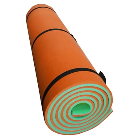 Water Float Mat Lounge Mattress Party Comfortable Raft Green Orange