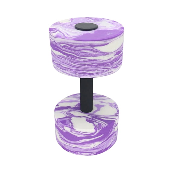 Water Floating Dumbbell, Camouflage Marble Pattern, 1 Piece, for Adult Yoga Fitness and Kids Water Sports, Low Impact Aquatic Exercise Water Resistance Training Equipment