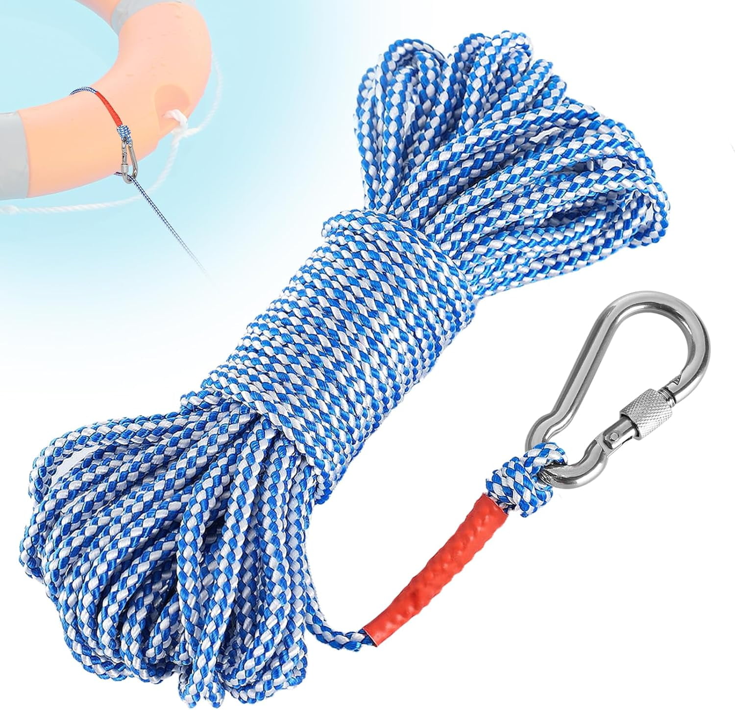 Floatable Rope 1mm Water Floating Lifesaving Rope - Professional Throwing Pool Life ...