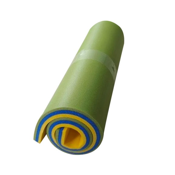 Water Floating Mat Relaxing Portable Lounge Mattress for Beach Boating River green blue yellow