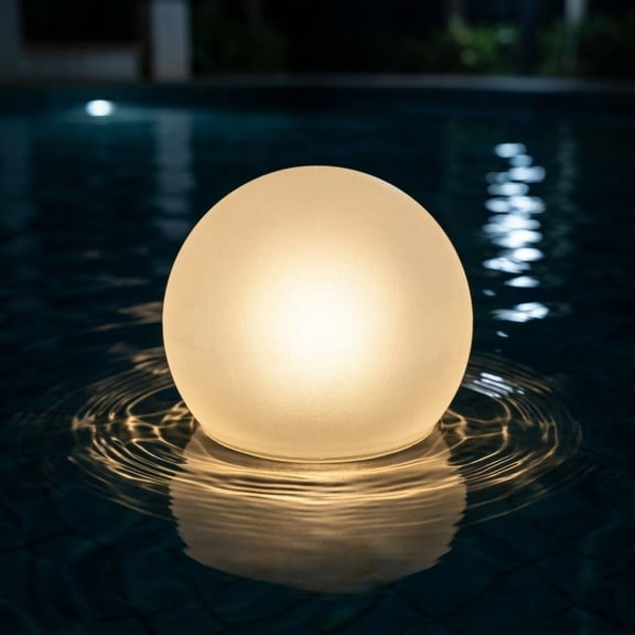 Water Floating Pool Light, LED Color Changing Light for Pool Spa Pond and Outdoor Decor Swimming Pool Leaf Clean