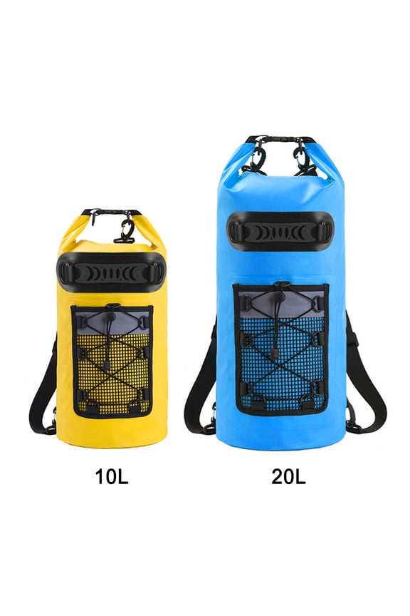 Water Floating Water Resistant Dry Backpack 20L PVC Drifting Bag For Rafting Outdoor Kayak Fishing