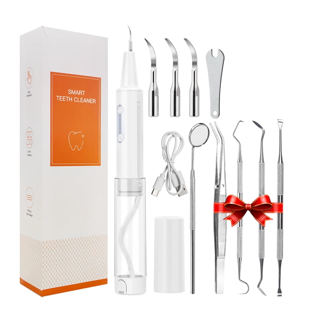 Water Floss Dental Oral Irrigator Water Flosser for Teeth Ultrasonic Dental Tartar Eliminator Ultrasound Tartar Cleaner Calculus Remover