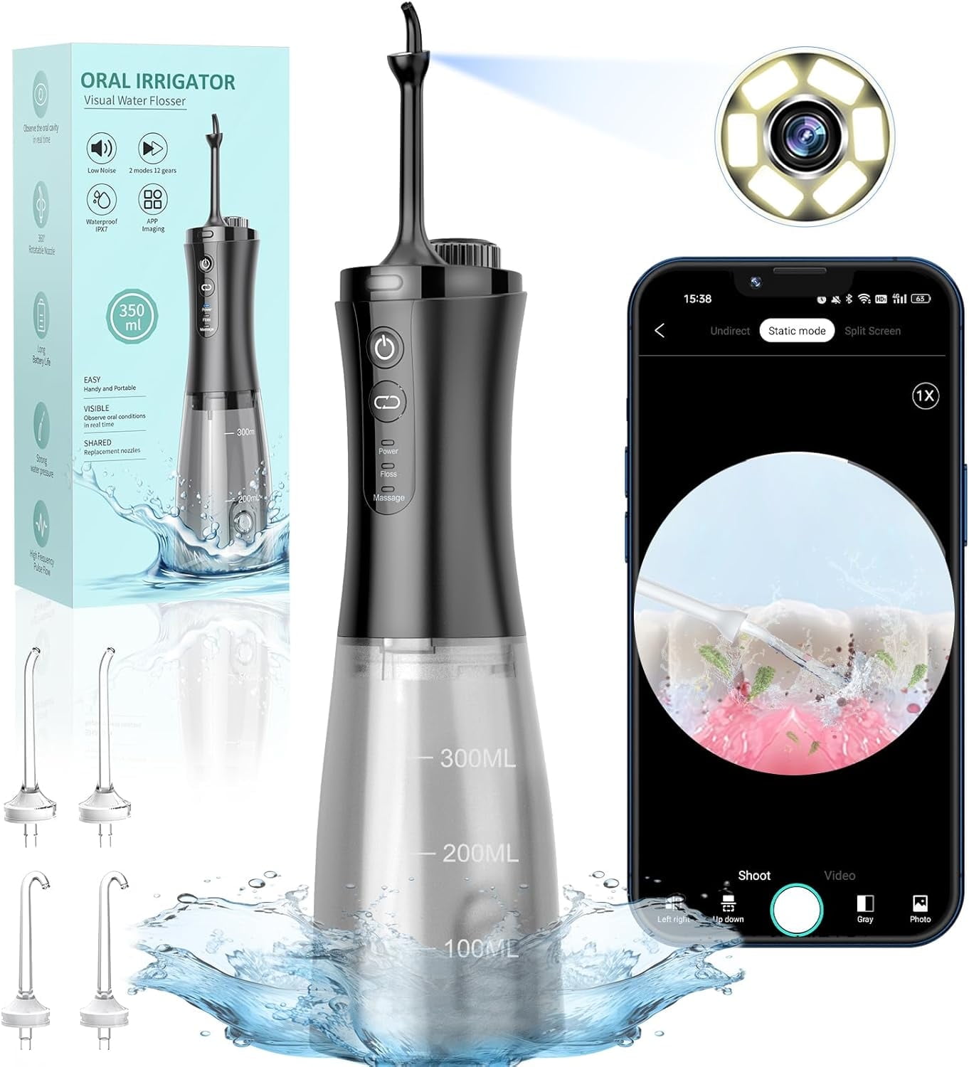 Water Flosser Limpiador Dental Amazon Irrigador Bucal Para Dientes
