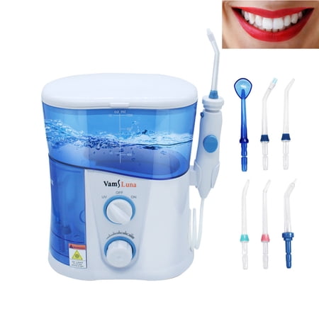 Water Flosser Dental Oral Irrigator for Teeth Brace Clean 1000ml Oral Irrigator With 7 Multifunctional Jet Tips For Family