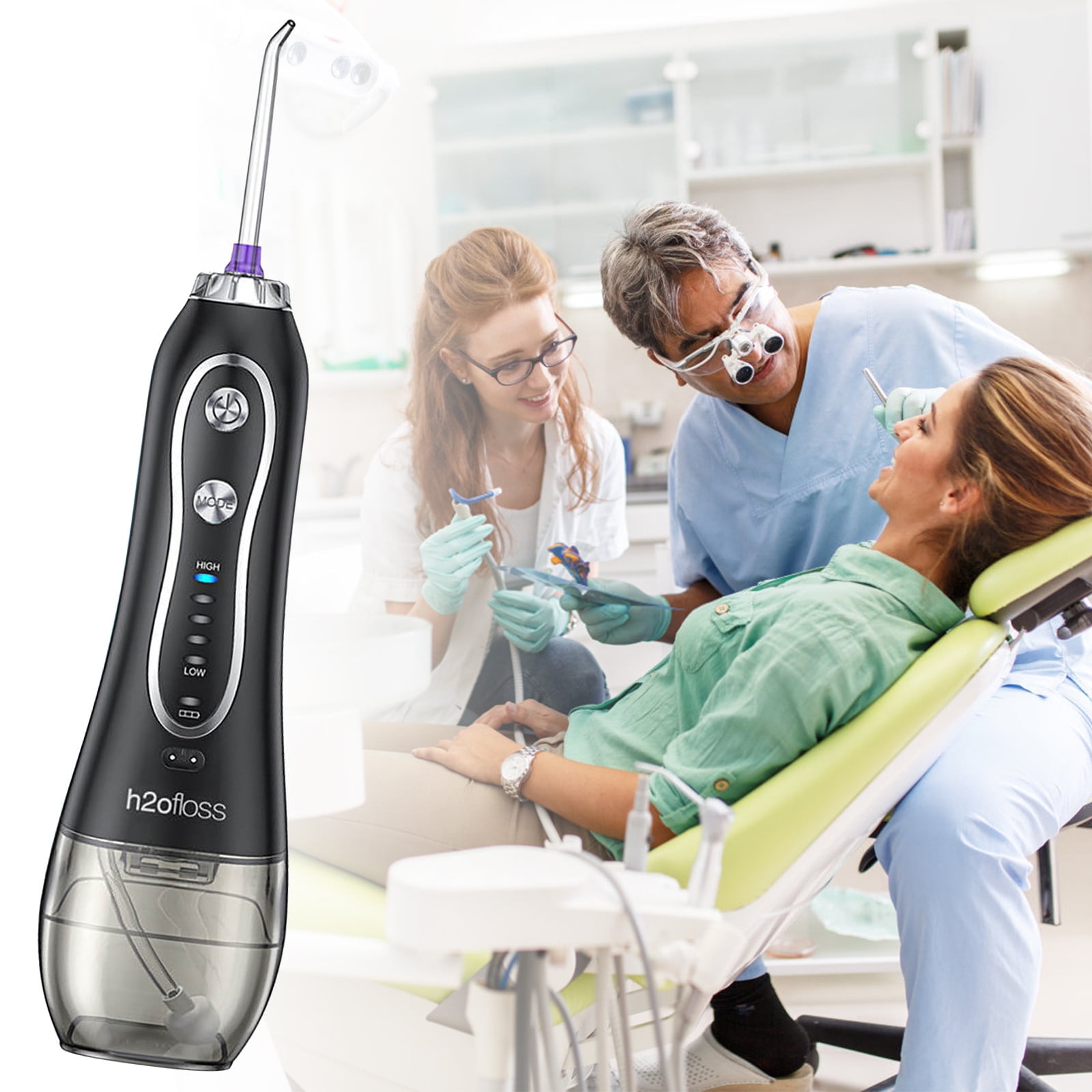 Water Flosser Teeth Pick Portable Oral Irrigator With 5 Modes