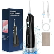 Water Flosser, YPINGK Portable Water Flosser for Teeth, Cordless Dental Oral Irrigator Professional for Braces 3 Mode, IPX7 Waterproof Rechargeable Teeth Cleaner 2 Tips