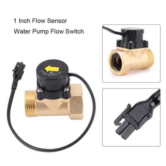 Water Flow Control Switch, Reliable <span Style="background:red"></span> For Heaters Pumps, 70 Temp Resistance