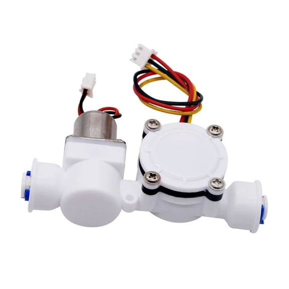 Water Flow Flow Meter Solenoid, 1.8~5V 1/4" Thread Quality Materials Easy Installation ,Good Performance