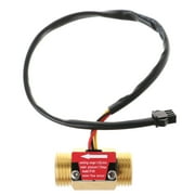 Water Flow Flowmeter 1-25L/min Flow Meter G1/2" Hall Effect Meter Fluid Flow Meter Water Control