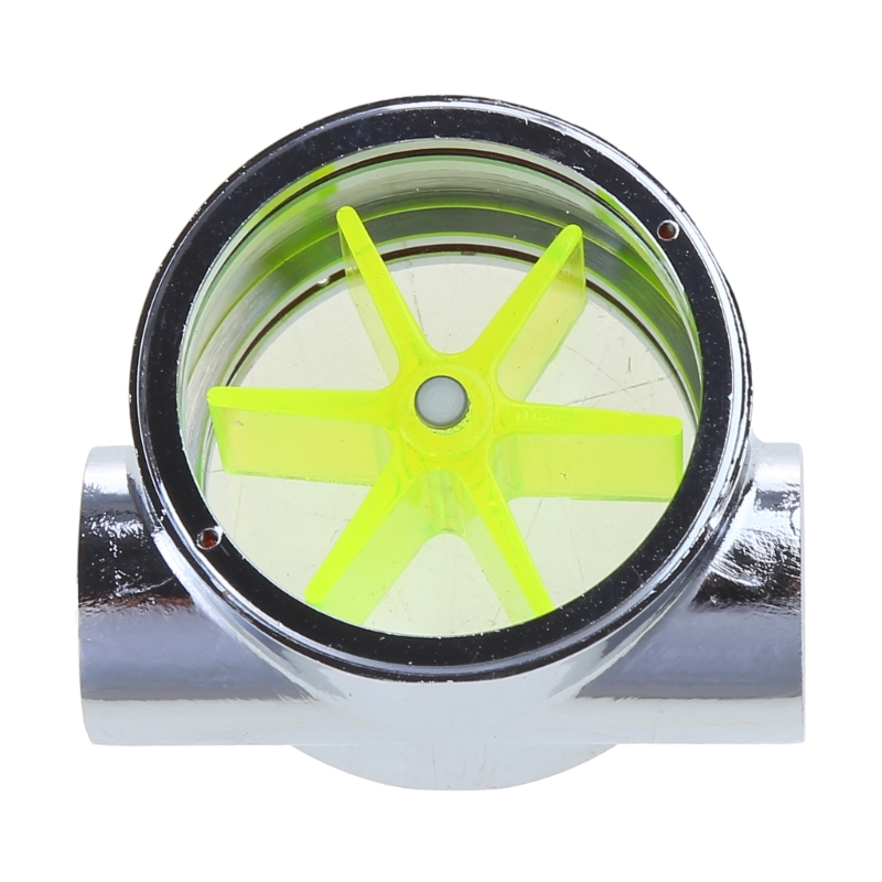Threaded Flow Indicator Water Flow Indicator for w/ 5 Impellers G1/4