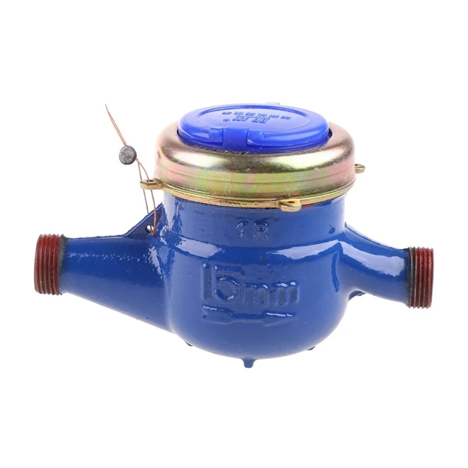 Water Flow Meter DN15 Garden Hose Water Meter Metal Cold Water Meter