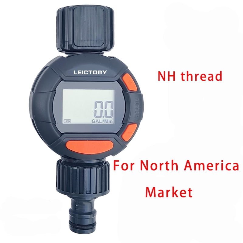 Water Flow Meter,Standard 3/4"Thread,High Accuracy and IP6X Waterproof