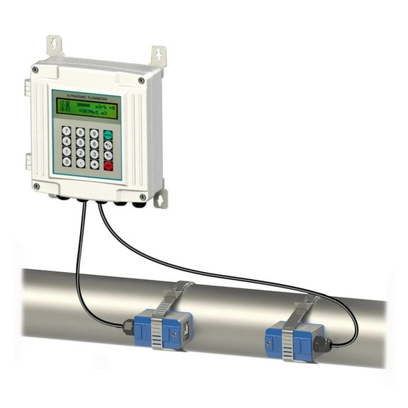 Water Flow Meter TUF-2000S Digital Ultrasonic Water Flow Meter Liquid Water 50-700mm ,Stable Performance
