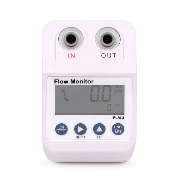 Water Flow Meter Water Purifier Flowmeter Alarm And Power Save Function Filter Water Flow Sensor Monitor 1/4 Inch ,Versatile Applications