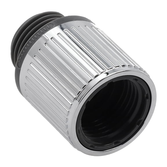 Water Flow Regulator Shower Head Valve,for G1/2 Adjustable Water Pressure Control For Handheld Shower Hose, Polished Chrome ABS, Silver(Silver)