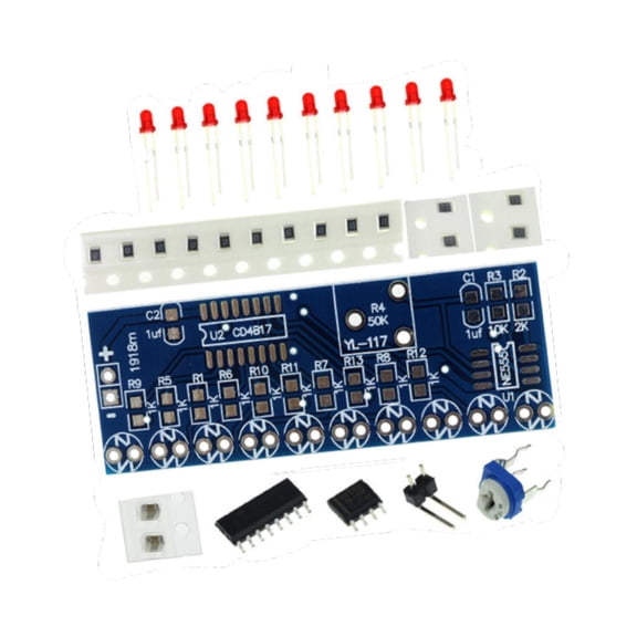 Water Flowing Light Module LED Running Light Module Smart Electronics PC Material for STEM Education Hobbyists