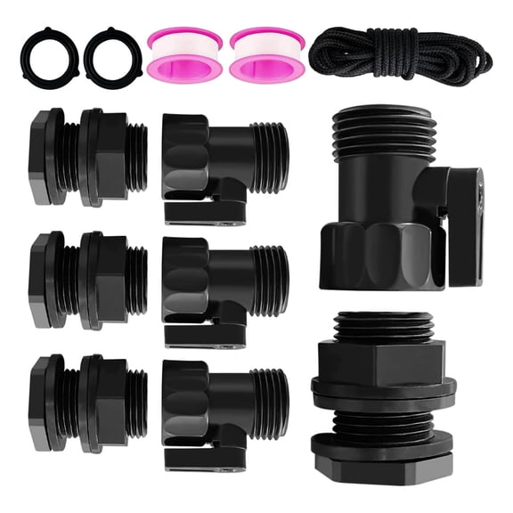 Water Flows Control Valves Splitter With 3/4inch Garden Hose Threads Connector Coupling Garden Irrigation Valves
