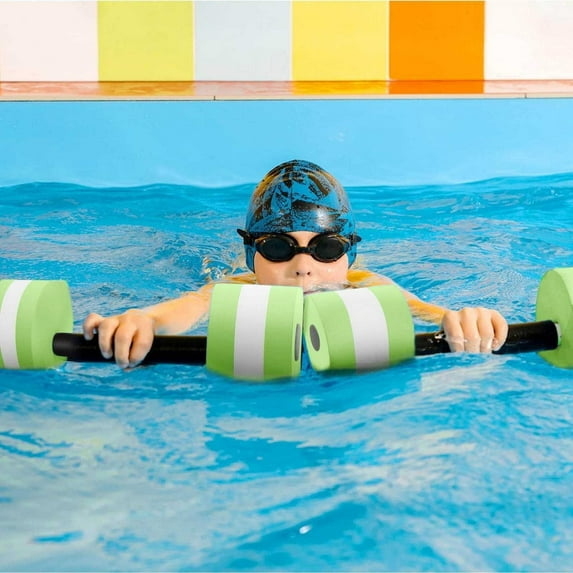 Water Foam Dumbbell Aquatic Aerobics Pool Fitness for Swimming Exercise Strength Training Workout Tools Lightweight Durable