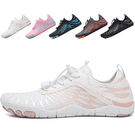 Water Footwear Barefoot Shoes for Women Men - Wide Toe Non Slip Sports Shoes Suitable for Hiking, Swimming,Pool,Beach