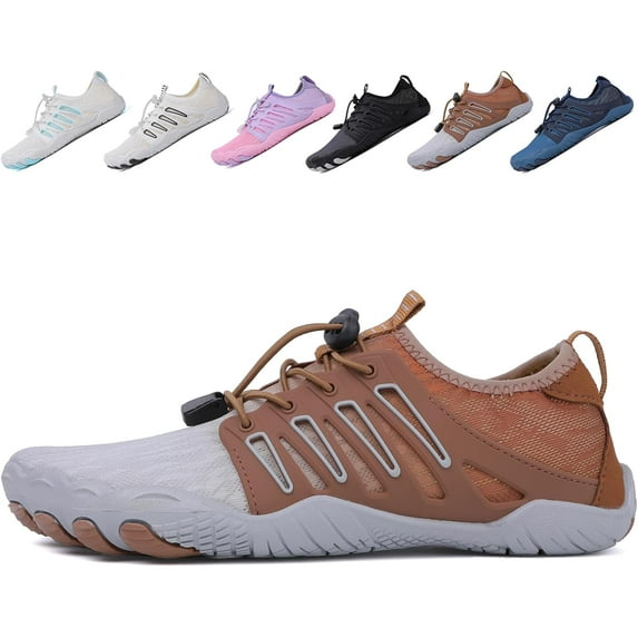Water Footwear Barefoot Shoes for Women Men - Wide Toe Non Slip Sports Shoes Suitable for Hiking, Swimming,Pool,Beach