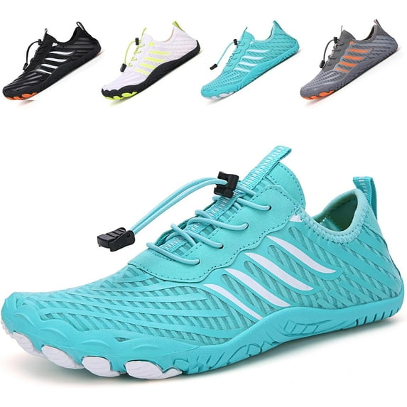 Water Footwear Barefoot Shoes for Women Men - Wide Toe Non Slip Sports Shoes Suitable for Hiking, Swimming,Pool,Beach