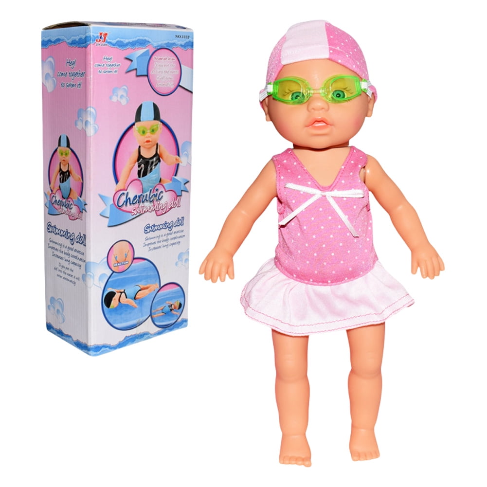 Water Fun Swimming Doll -  Waterproof Reborn Swim Doll Electric Doll Can Swim Lifelike Baby Doll, Water Fun Toy Best Birthday Christmas Gift