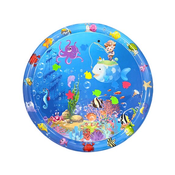Water Game Mat Thickened Water Pet Mat Dog/cat Mat Pet Water Sensory Game Mat With Fish Children's Game Mat Feel Cool And Comfortable Novelty Dog Accessories Dog Supplies Checklist Carrying Bag Dog 8