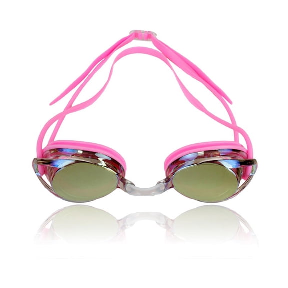 Water Gear 26375 Metallic Vision Anti-Fog Swim Goggles-Pink