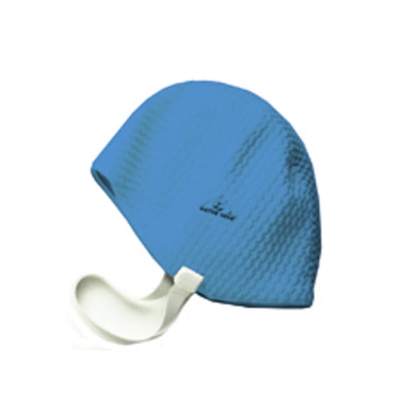 Water Gear 34500 Bubble Swim Caps-Blue Small