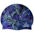 thumbnail image 1 of Water Gear 39750 Graphic Silicone Swim Cap-Blue Mermaid, 1 of 4