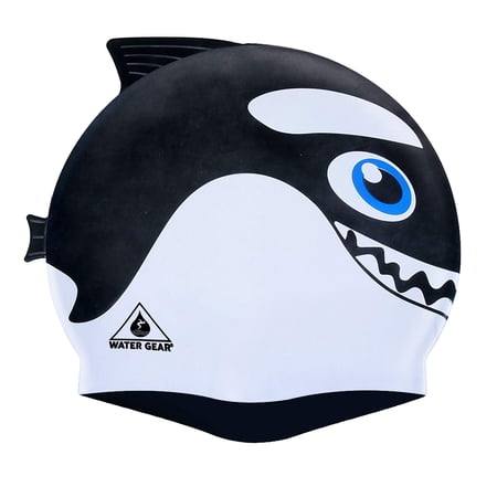 Water Gear Critter Silicone Swim Cap, Orca