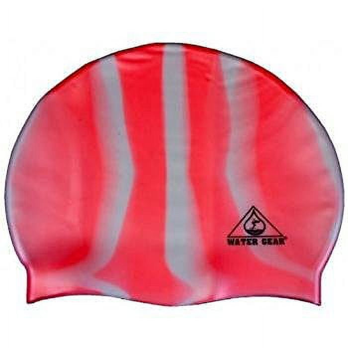 Water Gear Jazz Silicone Swim Cap BLUE/JADE