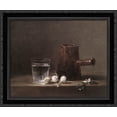 thumbnail image 1 of Water Glass and Jug 23x20 Black Ornate Wood Framed Canvas Art by Chardin, Jean Baptiste Simeon, 1 of 2