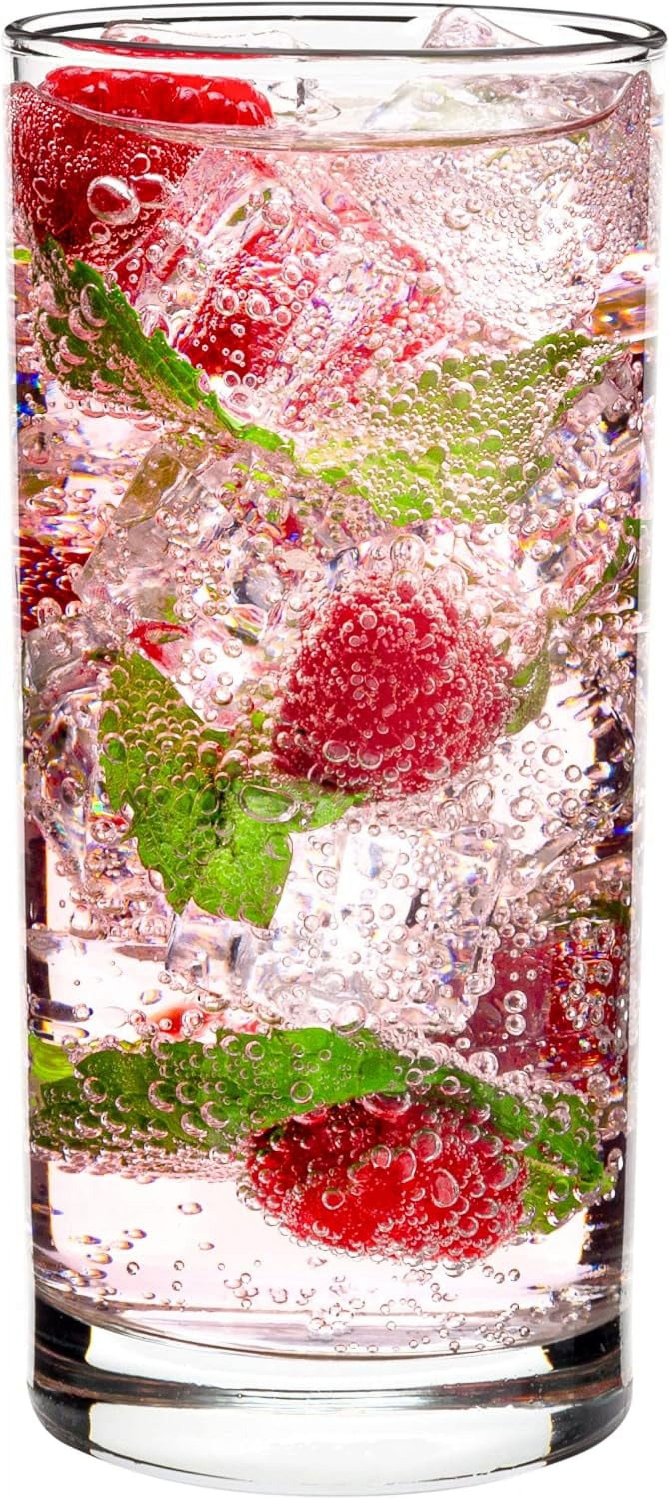 Water Glasses, Set of 12 Drinking Glasses, Thick and Durable , 10 Ounce