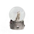 thumbnail image 1 of Water Globe Wolf by Deluxebase – Glass Glitter Snow Globe with Wolf Figurine, Fun Gift & Decor, 1 of 5
