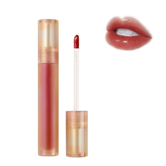 Water Gloss Lip Glaze, Waterproof Liquid Lipstick, Long-Lasting Matte Transfer-Proof Lip Tint with Mirror Effect, Moisturizing Non-Sticky formula, Super Stay Lip Stain for Smooth Color Lock