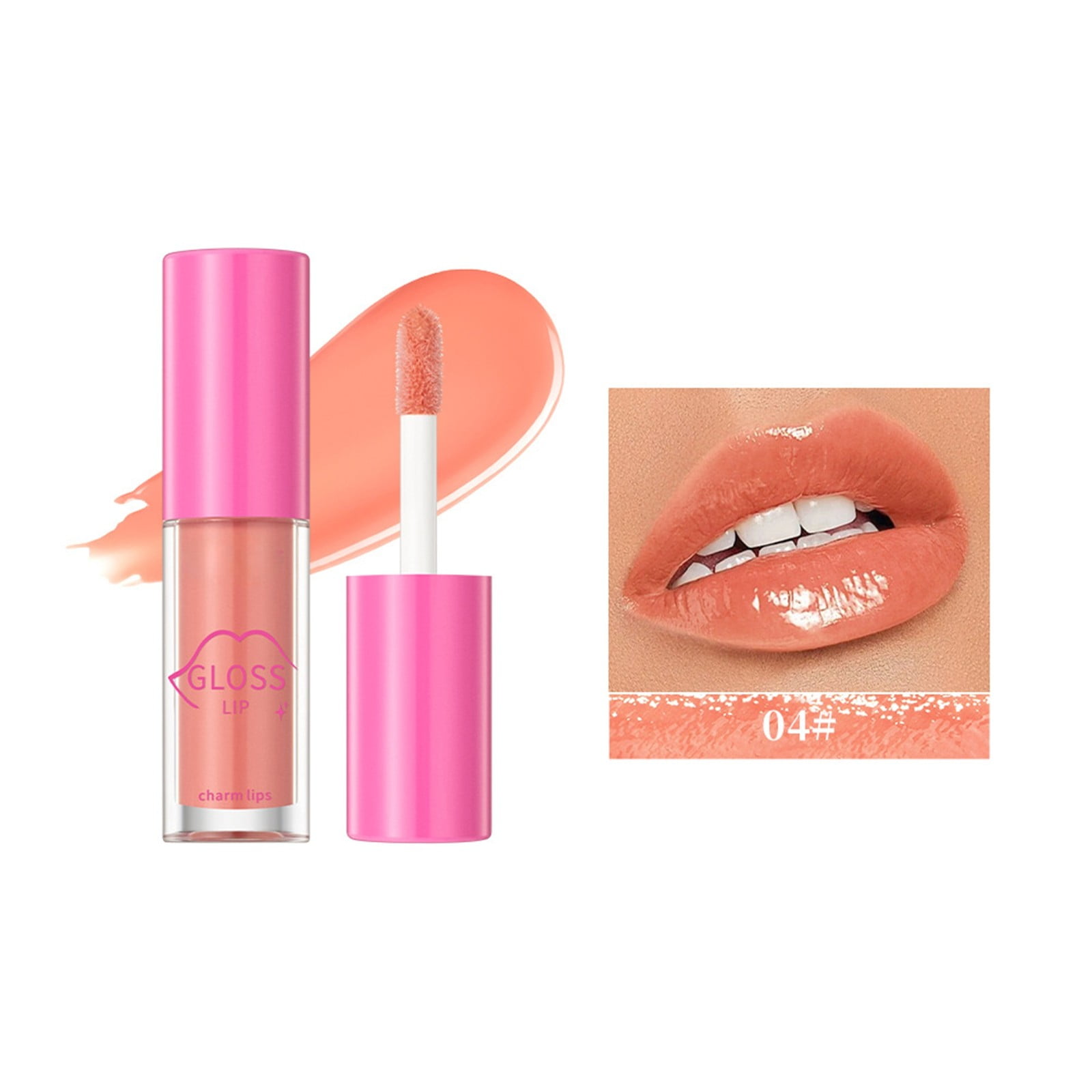 Water Gloss Lip Gloss Moisturizing And Not Easy To Fade Natural Three