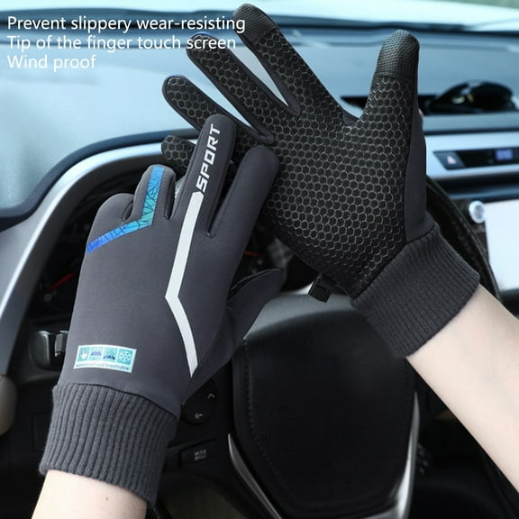 Water Gloves, Five Finger Warm Wetsuit Winter Gloves for Scuba Diving Snorkeling Paddling Surfing Kayaking Canoeing Spearfishing Skiing