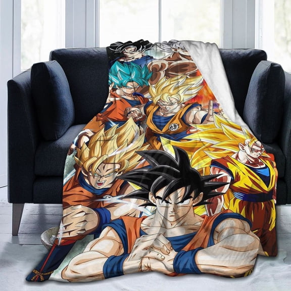 Water Goku Blanket Ultra-Soft Throw Blanket For Couch Bed Sofa, Lightweight Warm Bedding Blanket Fleece Bedding 40"X30"
