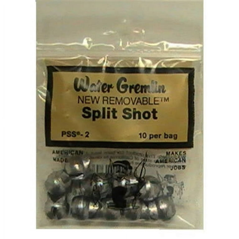 Water Gremlin Company Pss2 Removable Squeezable, Soft Split Shot, Size 2