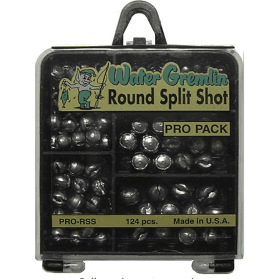 Water Gremlin Round Split Shot Pro Pack, 124pk - Walmart.com
