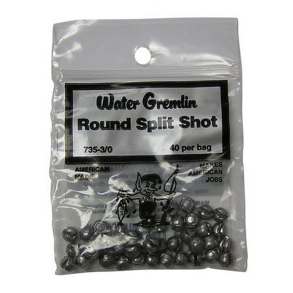 Water Gremlin Round Split Shot Sinker