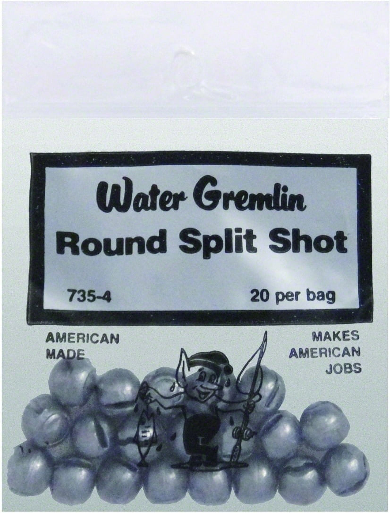 Water Gremlin Round Split Shot Sinker