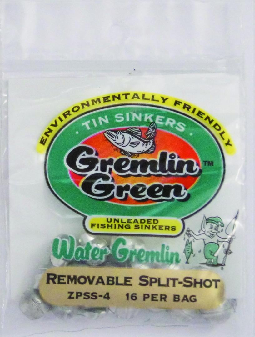 Water Gremlin Green Removable Split Shot, 16pk