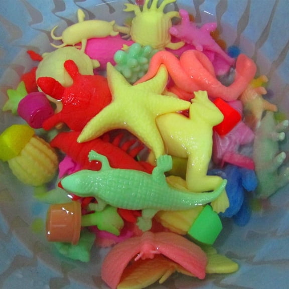 Water Growing Sea Creatures - Under The Sea Animals - 10 Pack - Expandable Animals - Party Supplies, Goodie Bags Fillers- Great Gift for Boys and Girls - Fit as Easter Egg Fillers